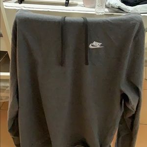 GREY NIKE PULLOVER HOODIE (no pockets)BRAND NEW!!